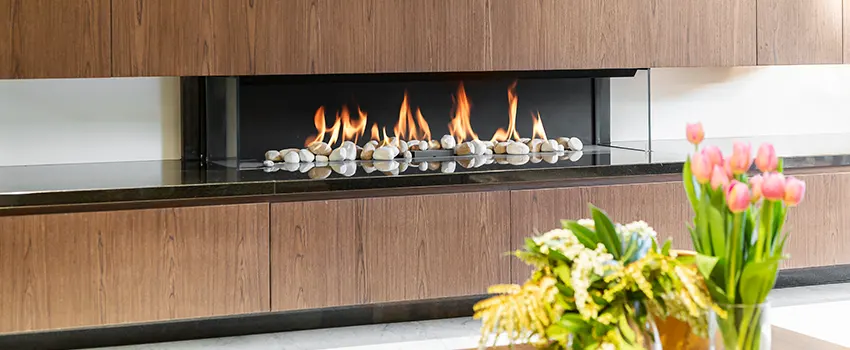 Double-height Fireplace Design Refurbishment in Pearl River, New York